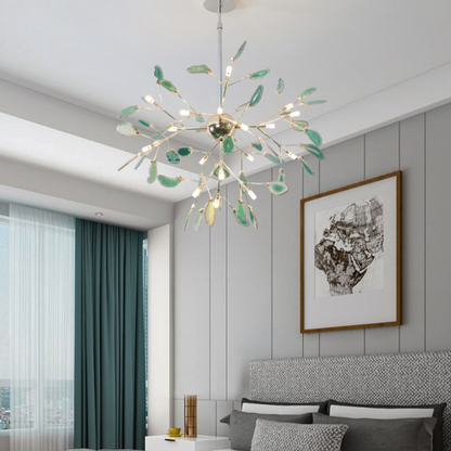 Elara Haus Designer Chandelier Light - Metal Colourful Modern Hanging Light Fixtures 9