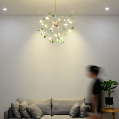 Elara Haus Designer Chandelier Light - Metal Colourful Modern Hanging Light Fixtures 12