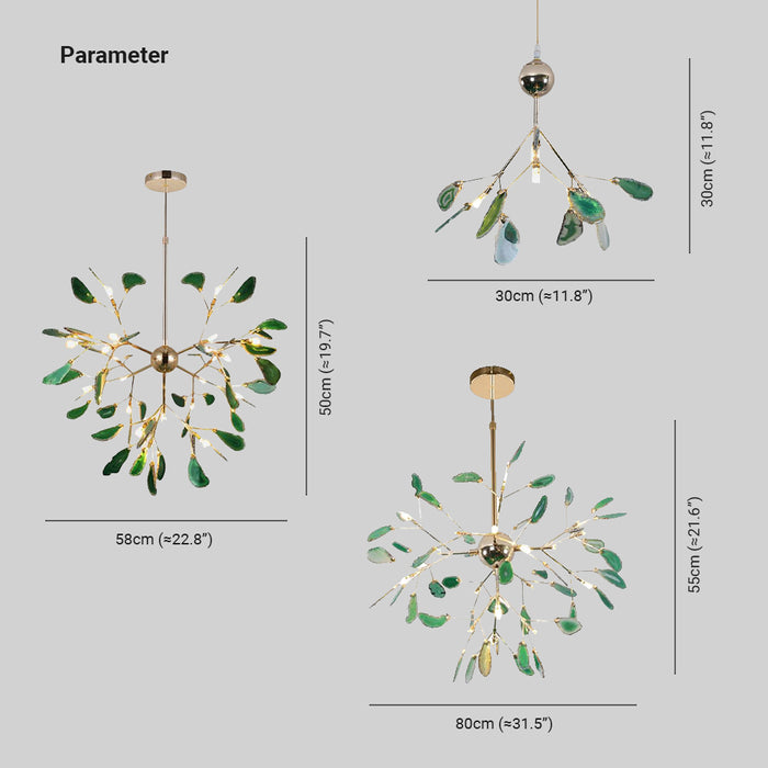 Elara Haus Designer Chandelier Light - Metal Colourful Modern Hanging Light Fixtures 4