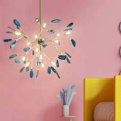 Elara Haus Designer Chandelier Light - Metal Colourful Modern Hanging Light Fixtures 5