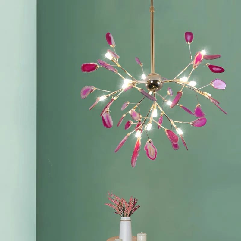 Elara Haus Designer Chandelier Light - Metal Colourful Modern Hanging Light Fixtures 7