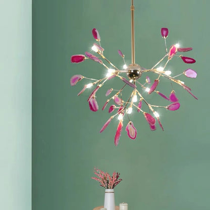 Elara Haus Designer Chandelier Light - Metal Colourful Modern Hanging Light Fixtures 7