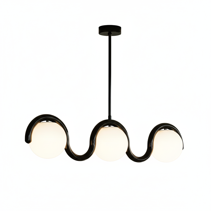 Elara Haus Designer Chandelier - Metal And Glass Modern Chandeliers 17