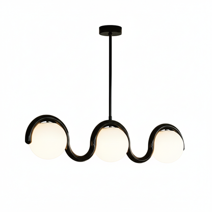 Elara Haus Designer Chandelier - Metal And Glass Modern Chandeliers 17