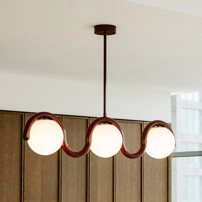 Elara Haus Designer Chandelier - Metal And Glass Modern Chandeliers 2
