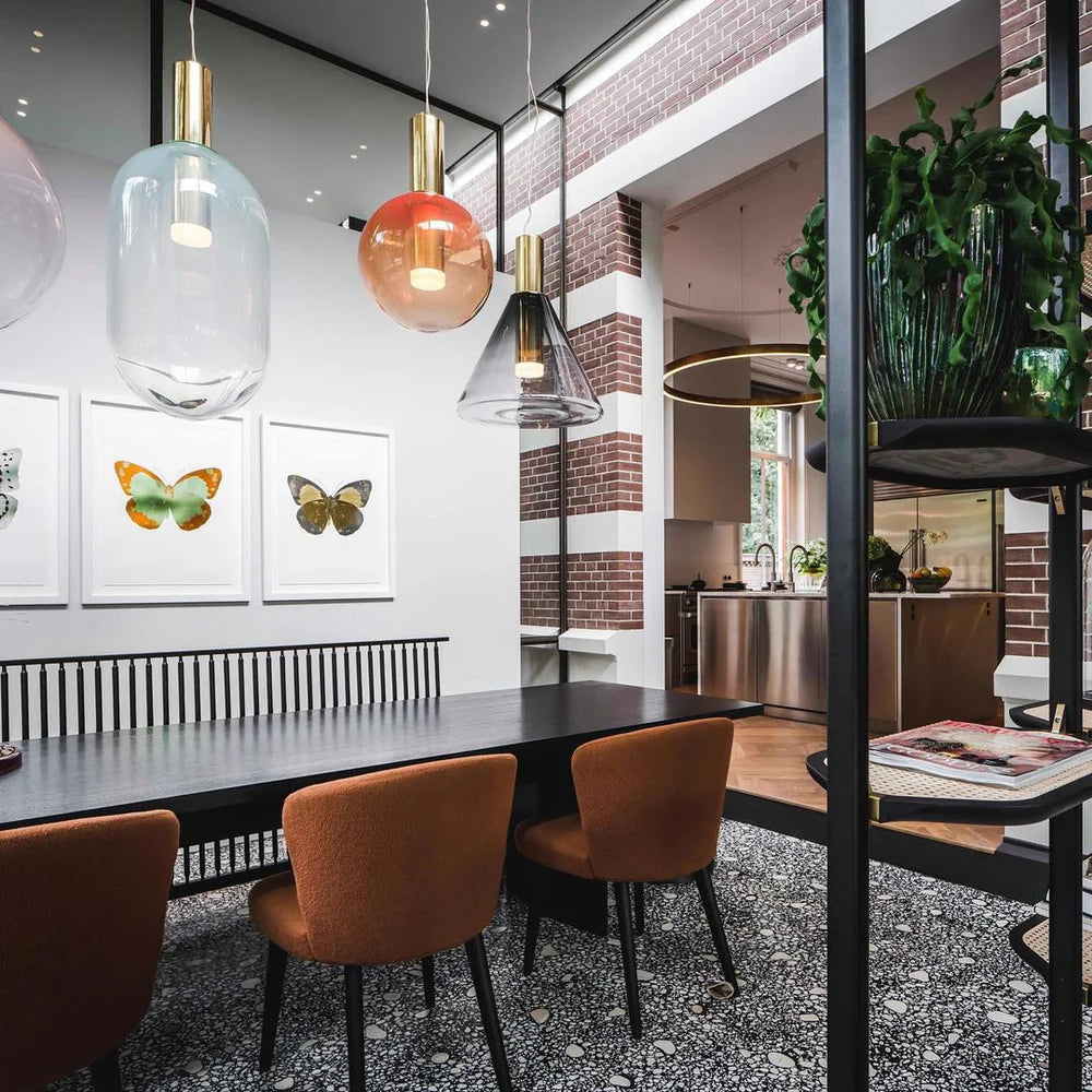 Designer LED Pendant Lamp – Modern Glass Forms 8