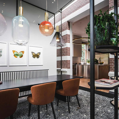 Designer LED Pendant Lamp – Modern Glass Forms 8