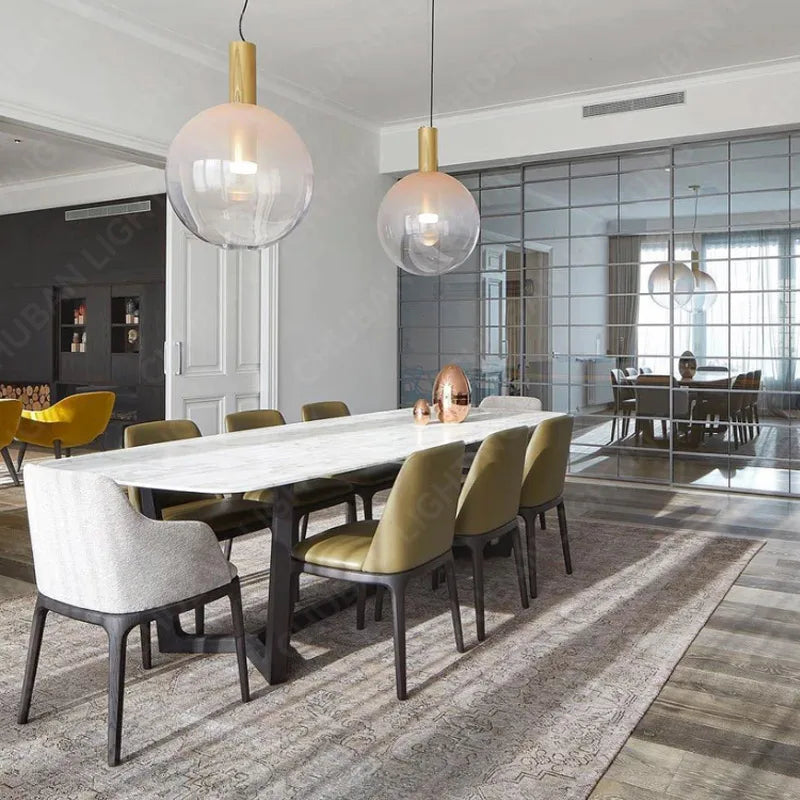 Designer LED Pendant Lamp – Modern Glass Forms 4