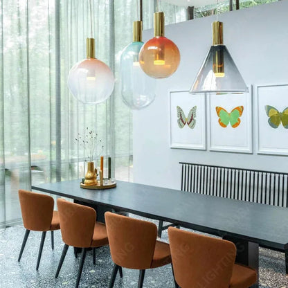 Designer LED Pendant Lamp – Modern Glass Forms 6