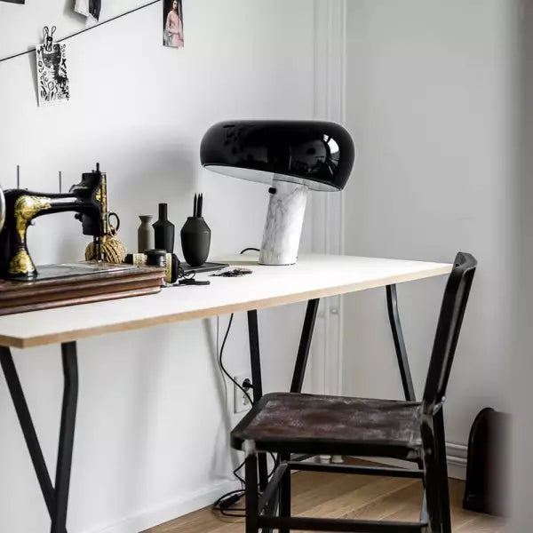 Iconic table lamp with marble base 6