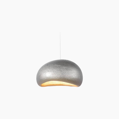 Pendant Light Japanese Wabi-Sabi Cloud, Metal Silver / Black 0