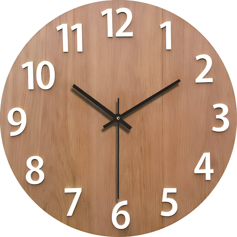 Arista - Minimalist Wooden Wall Clock 3