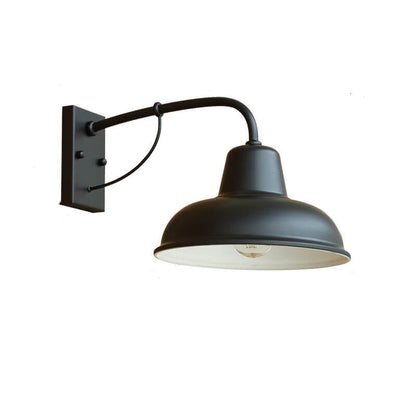 Vintage Iron Barn Waterproof Outdoor 1-Light Wall Sconce Lamp 7