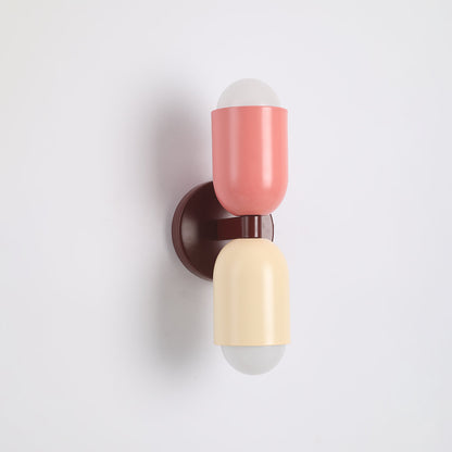 Colorful Double-Headed Wall Sconce – Modern Design 8
