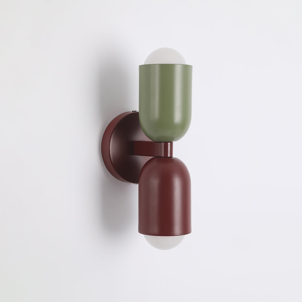 Colorful Double-Headed Wall Sconce – Modern Design 9