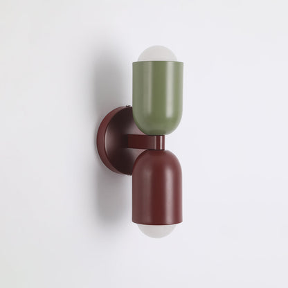 Colorful Double-Headed Wall Sconce – Modern Design 9