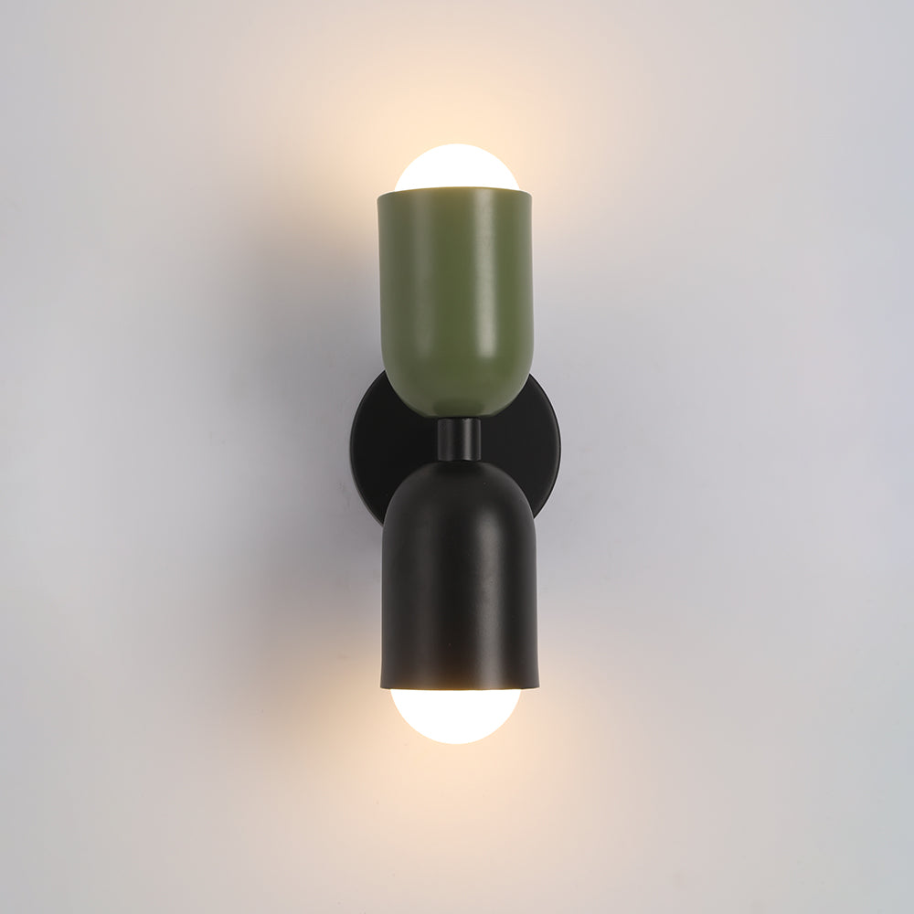 Colorful Double-Headed Wall Sconce – Modern Design 11