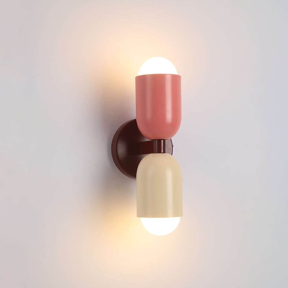 Colorful Double-Headed Wall Sconce – Modern Design 13
