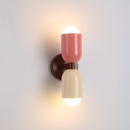 Colorful Double-Headed Wall Sconce – Modern Design 13