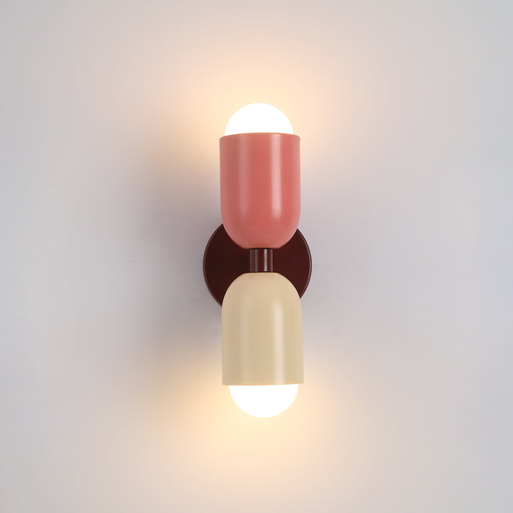 Colorful Double-Headed Wall Sconce – Modern Design 3