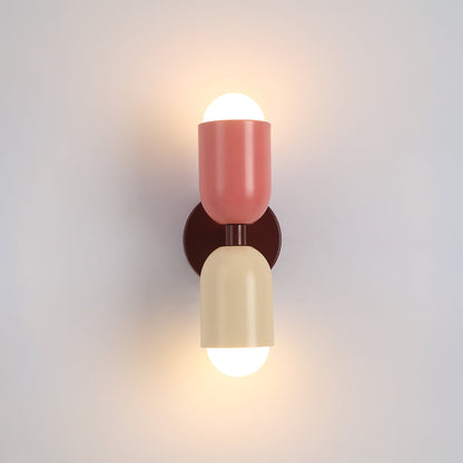 Colorful Double-Headed Wall Sconce – Modern Design 3