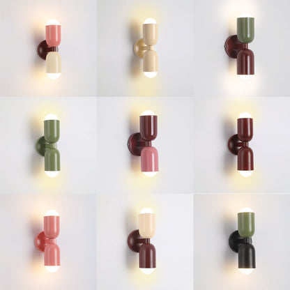 Colorful Double-Headed Wall Sconce – Modern Design 4