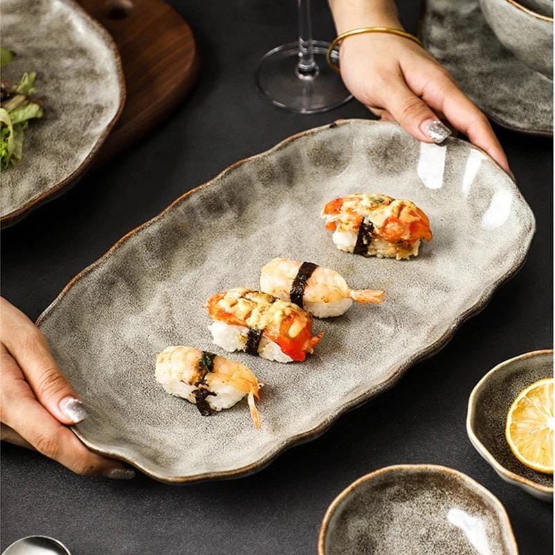 Irregular Stone Grain Bowls + Plates 5