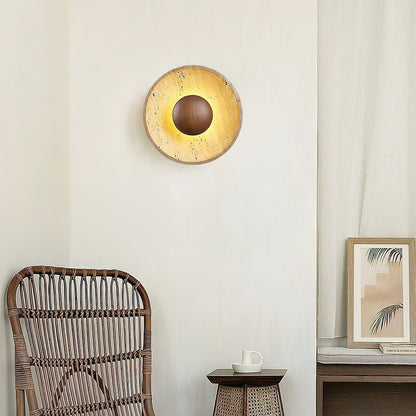 Aveny Sun Travertine Wall Lamp 3