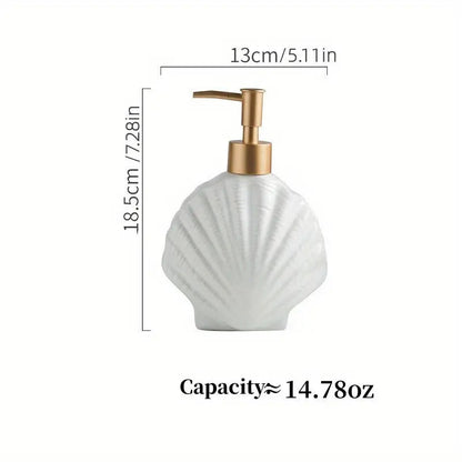 Starfish Soap Dispenser | Elegant Coastal Design with Gold Pump 3