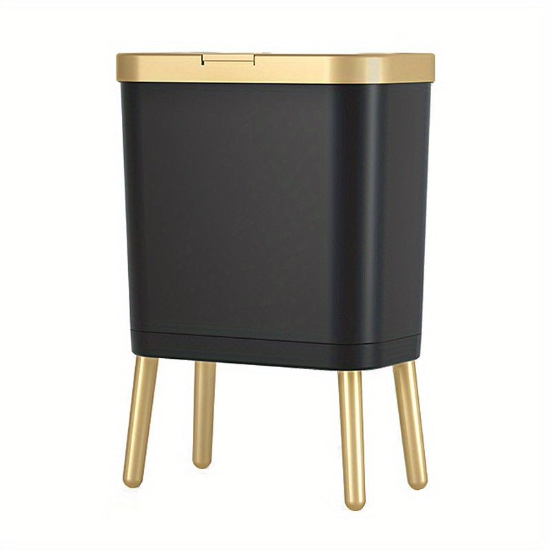 15L Modern Odour-Sealing Trash Can with Elevated Legs | Stylish Waste Bin for Kitchen, Living & Bathroom 6