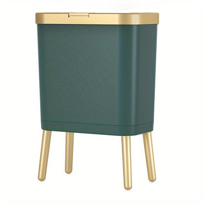 15L Modern Odour-Sealing Trash Can with Elevated Legs | Stylish Waste Bin for Kitchen, Living & Bathroom 7