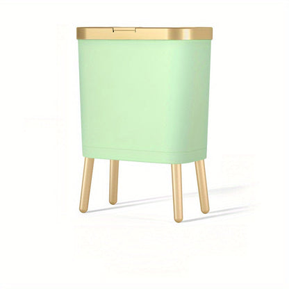 15L Modern Odour-Sealing Trash Can with Elevated Legs | Stylish Waste Bin for Kitchen, Living & Bathroom 8