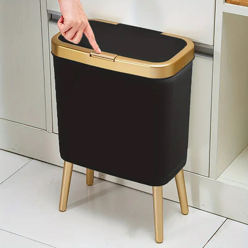 15L Modern Odour-Sealing Trash Can with Elevated Legs | Stylish Waste Bin for Kitchen, Living & Bathroom 1