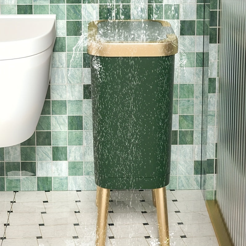 15L Modern Odour-Sealing Trash Can with Elevated Legs | Stylish Waste Bin for Kitchen, Living & Bathroom 5