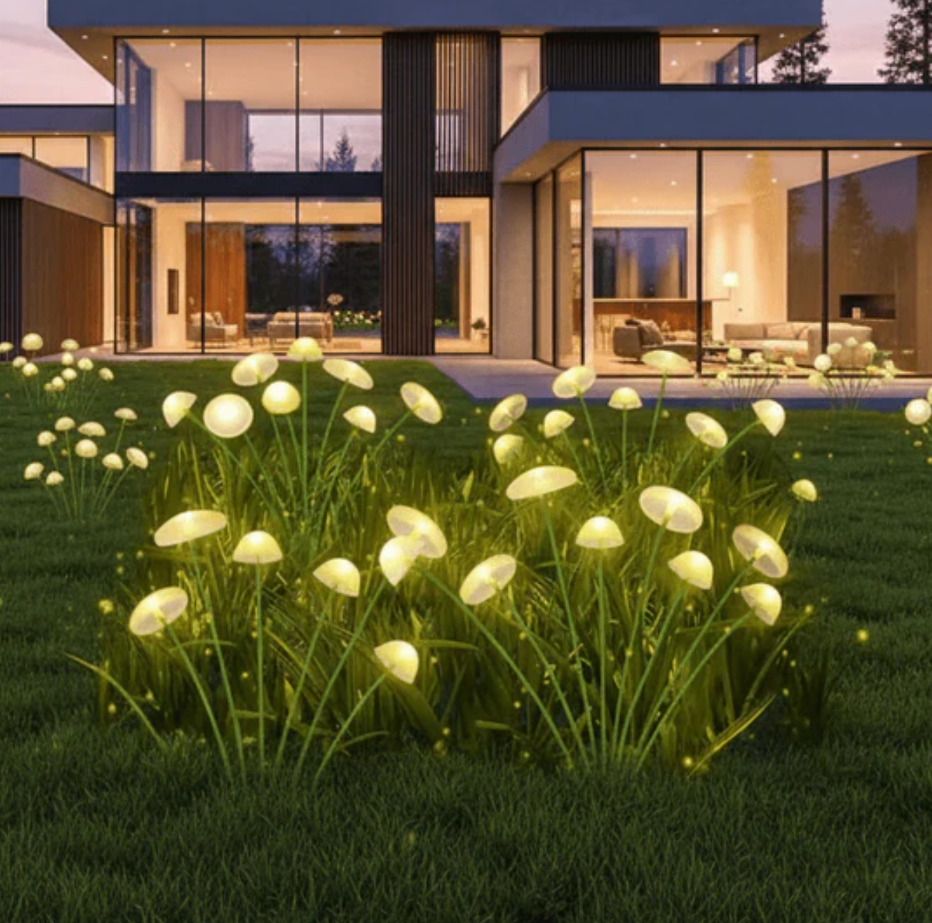 Solar LED garden decorative lights – mushroom lamps for gardens, paths and terraces 2