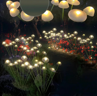 Solar LED garden decorative lights – mushroom lamps for gardens, paths and terraces 5