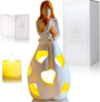 Elara Haus Eternal Love Symbol Light - Infinity Heart Nightstand Lamp