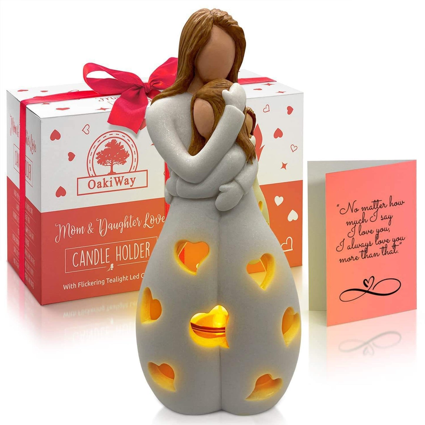 Elara Haus Eternal Love Symbol Light - Infinity Heart Nightstand Lamp