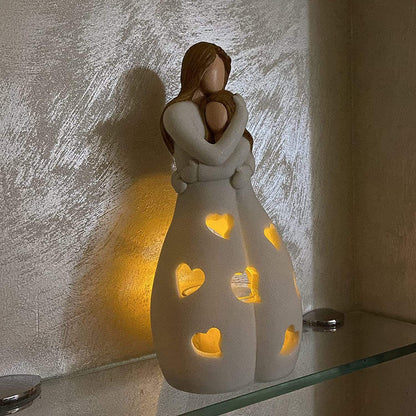 Elara Haus Eternal Love Symbol Light - Infinity Heart Nightstand Lamp