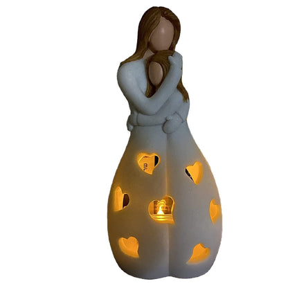 Elara Haus Eternal Love Symbol Light - Infinity Heart Nightstand Lamp