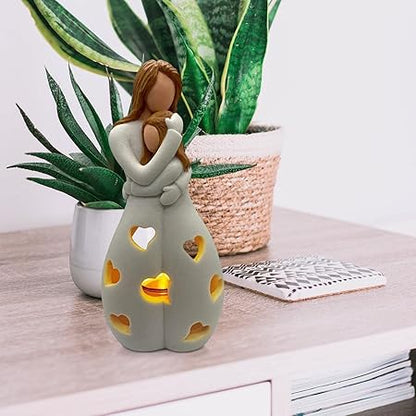 Elara Haus Eternal Love Symbol Light - Infinity Heart Nightstand Lamp