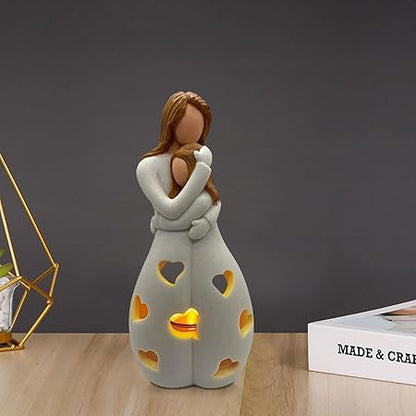 Elara Haus Eternal Love Symbol Light - Infinity Heart Nightstand Lamp