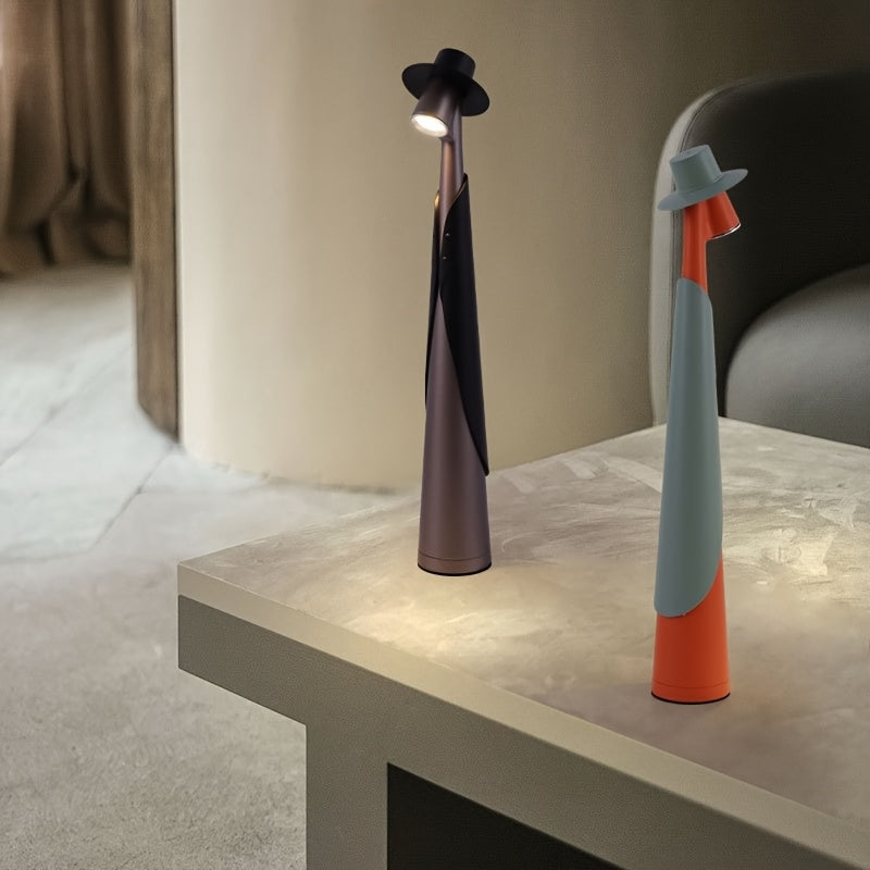Modern Rechargeable LED Hat Lamp | Creative Touch Desk Light 1
