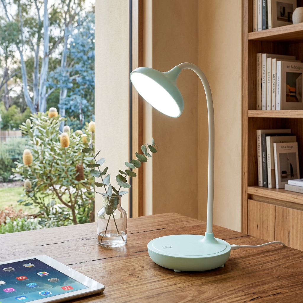 Elara Haus Flexible LED Desk Lamp with Touch Control & Dimming
