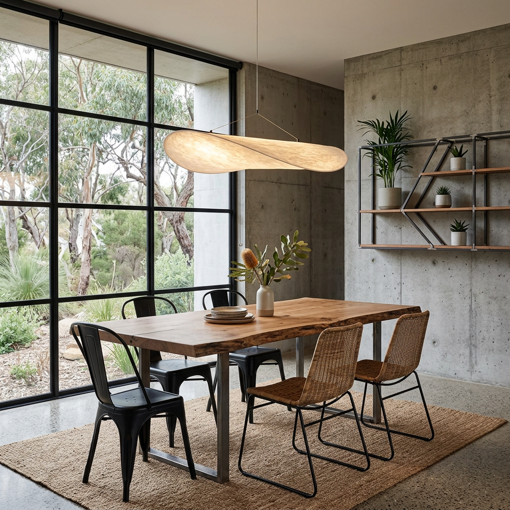 Elara Haus Floating Cloud Pendant - Modern Paper-Like Fabric Light