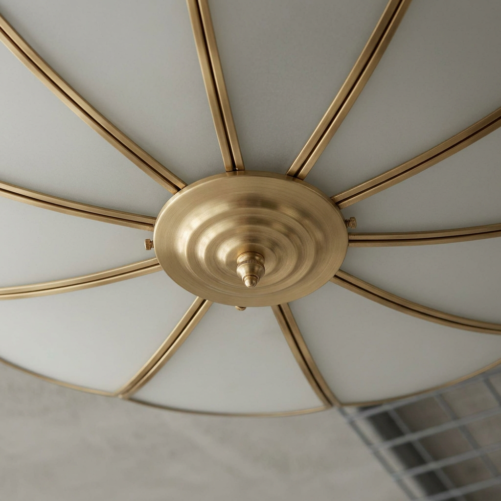 Elara Haus Floral Glass Flush Mount Ceiling Light