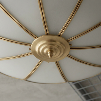 Elara Haus Floral Glass Flush Mount Ceiling Light