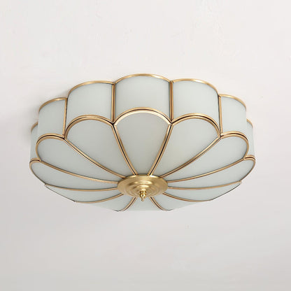 Flower Shape Glass Recessed Ceiling Light 0