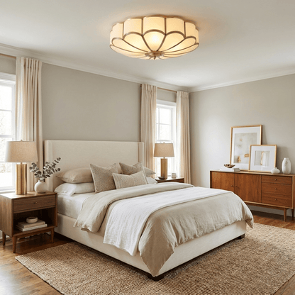 Flower Shape Glass Recessed Ceiling Light 3