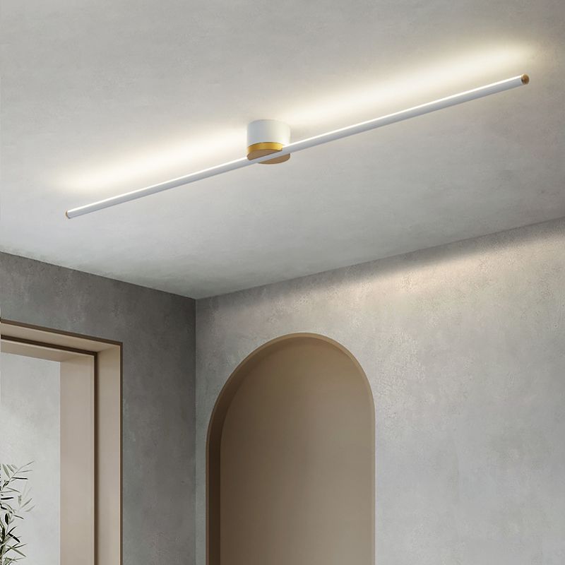 Elara Haus Flush Mount Ceiling Light - Metal Silica Gel Contemporary Design 3
